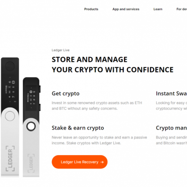 Connect your hardware wallet with Ledger Live Web