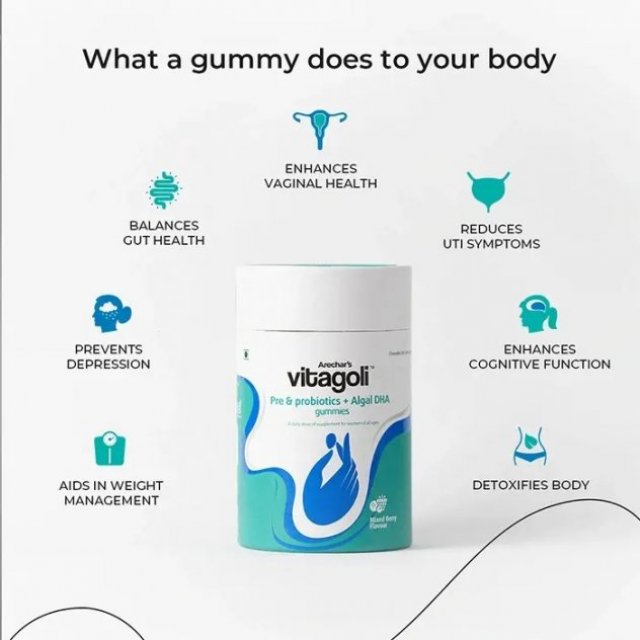 Arechar Nutra - Vitagoli Probiotics Gummies