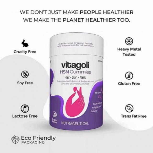 Arechar Nutra - Vitagoli Hair, Skin, and Nails Gummies