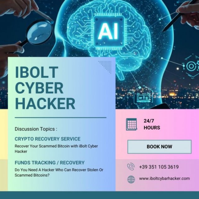 HACKER FOR HIRE: iBOLT CYBER HACKER - CRYPTOCURRENCY RECOVERY COMPANY