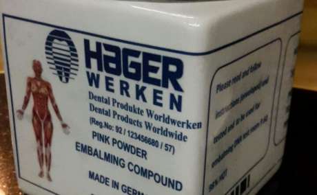 Hager Werken Embalming powder In South Africa Tel +27 81 711 1572